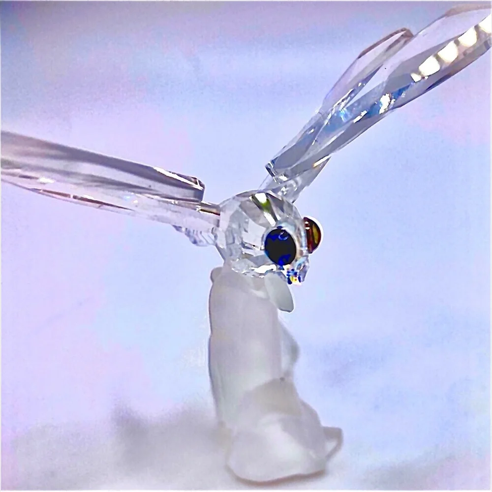 Swarovski dragonfly crystal figurine with original box - Picture 4 of 4